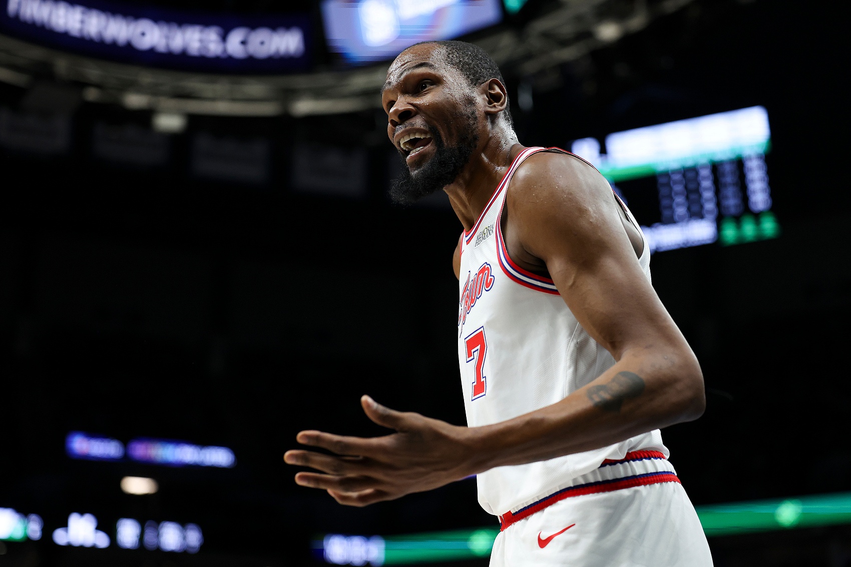 开云平台-如何应对严密防守？KD：加强对抗&amp;放慢节奏 我拿到球就任我摆布了